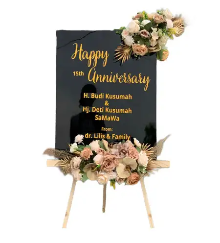 Papan Bunga Akrilik cigereleng