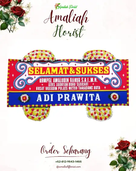 Papan Bunga Ucapan Selamat cigereleng